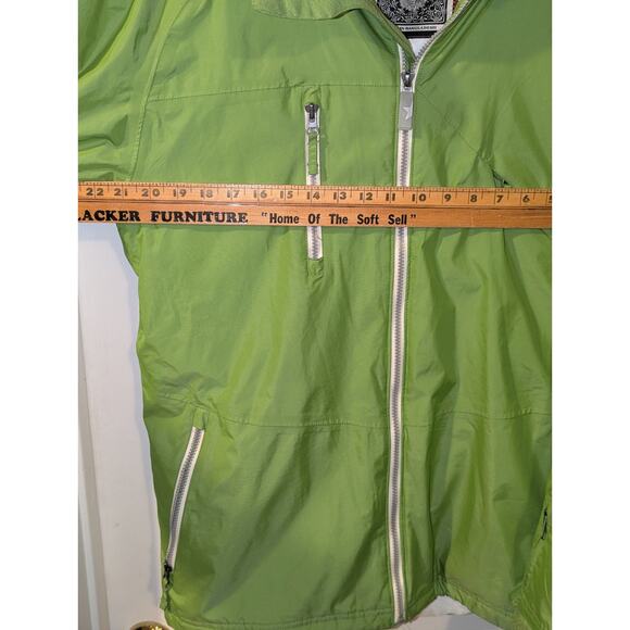 Sims Ski Coat Adult Large Green Full Zip Hooded Coat Midweight Mens Snowboard - Picture 5 of 13